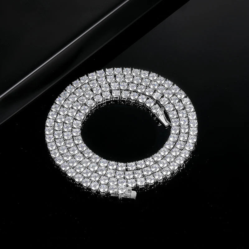 ETHEREA Moissanite Tennis Necklace