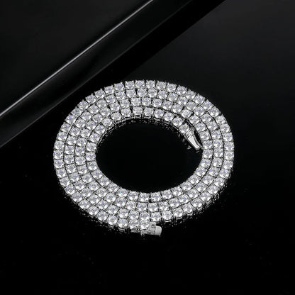 ETHEREA Moissanite Tennis Necklace